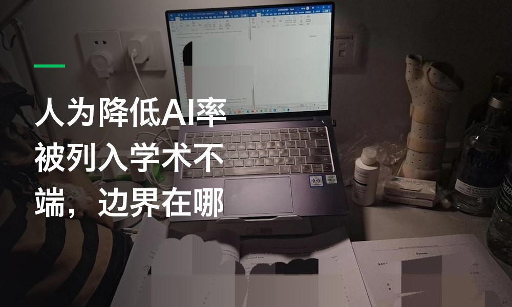 人为降低AI率被列入学术不端，边界在哪